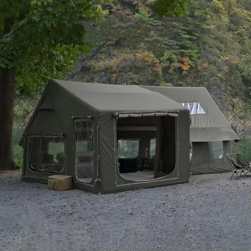 Outdoor Camping House - Najnowszy model 2025: Zimowy, dmuchany namiot