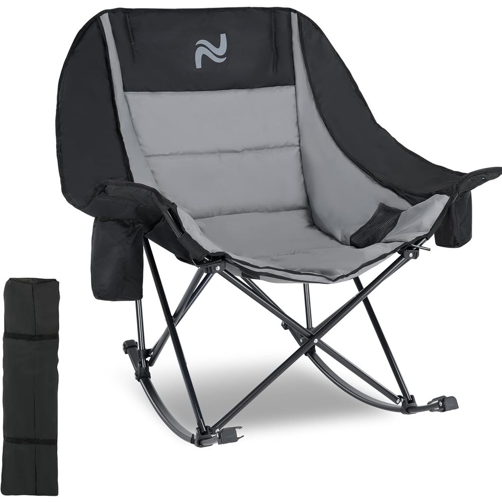 Outdoor Camping Rocking Chair - Przenośne krzesło bujane na zewnątrz z