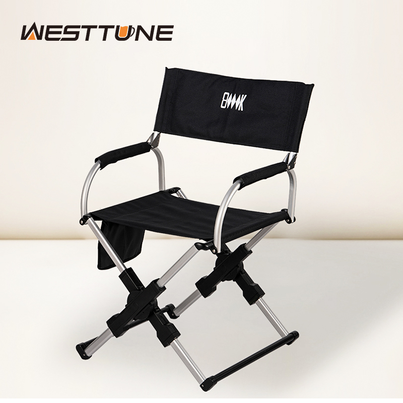 Outdoor Camping Rocking Chair - Składane krzesło reżyserskie na zewnątrz, krzesło