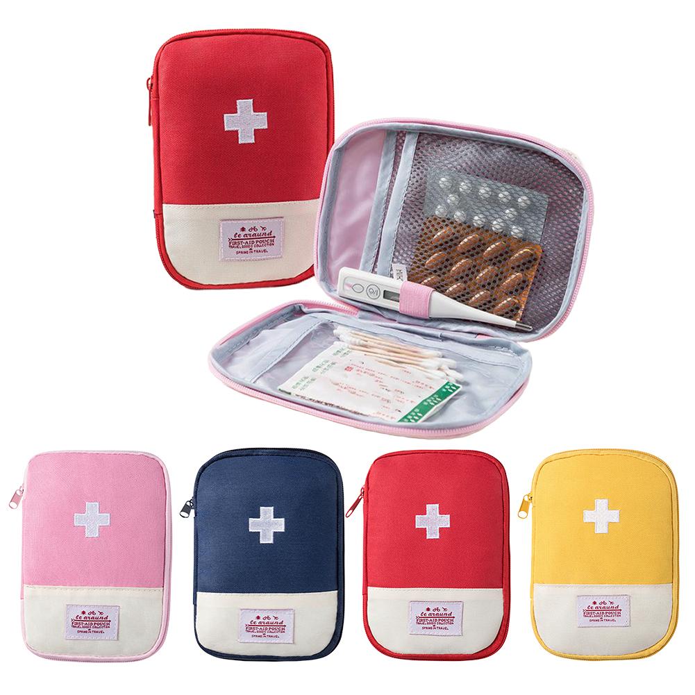 First Aid Kit Camping - Przenośna apteczka podróżna, mała torba do