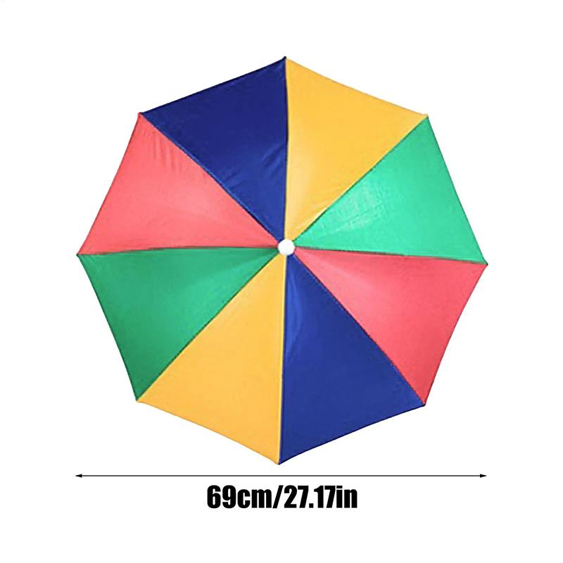 Outdoor Camping Activities For Adults - Składany parasol na głowę, wodoodporny, chroniący