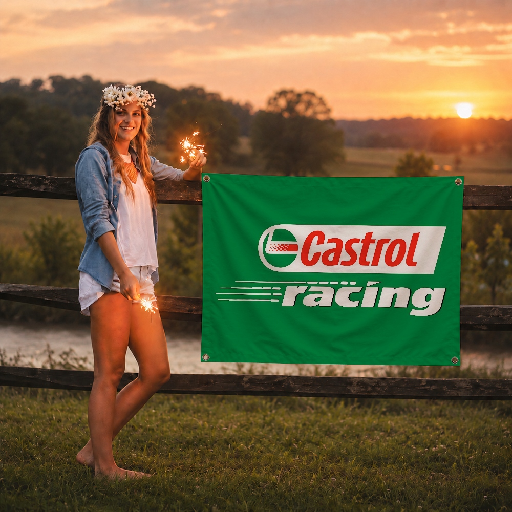 Baner dekoracyjny z flagą mark – Outdoor Camping Brands recenzja i cena
