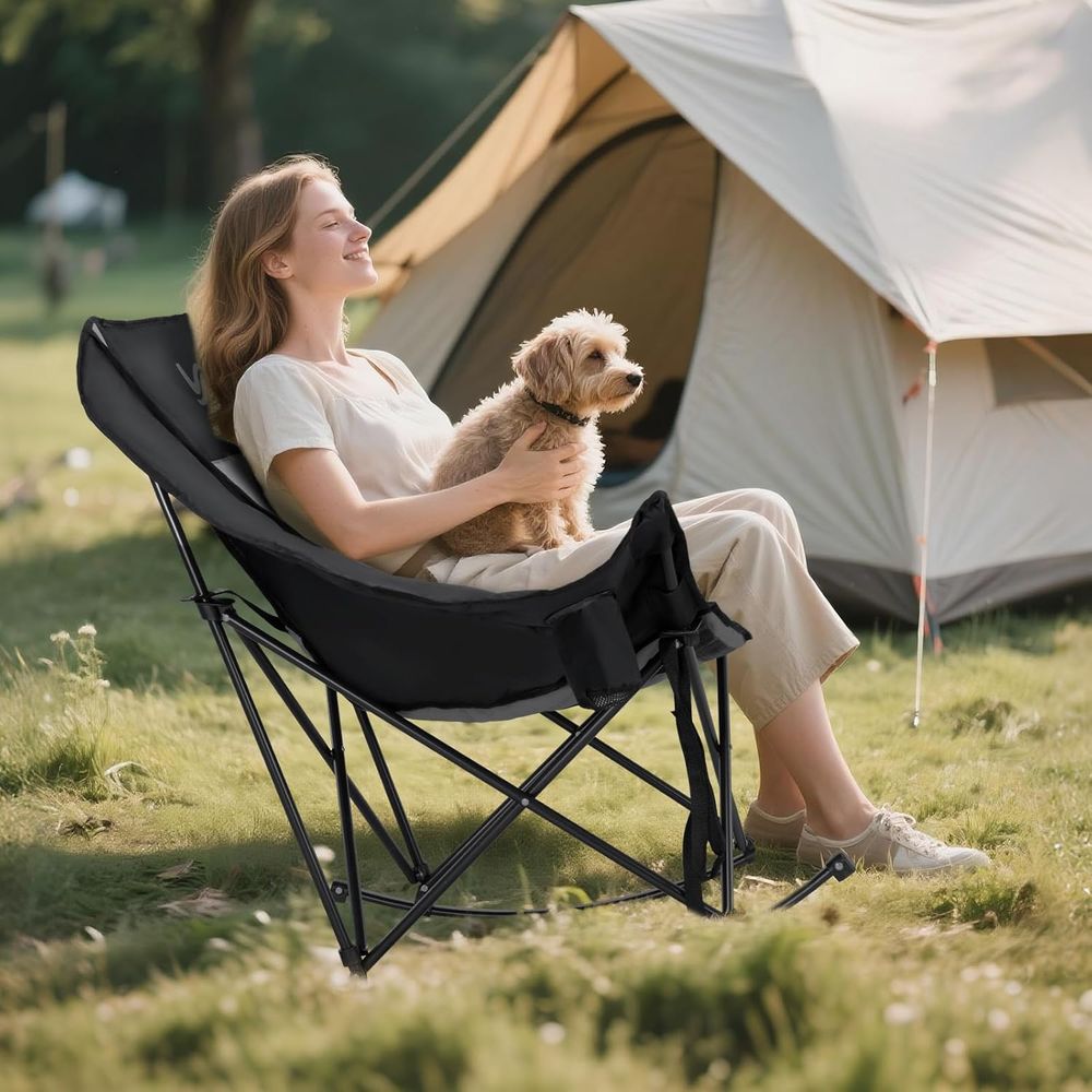 Przenośne krzesło bujane na ze – Outdoor Camping Rocking Chair recenzja i cena