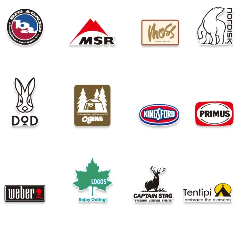 20 sztuk zestaw naklejek na ze – Outdoor Camping Brands recenzja i cena
