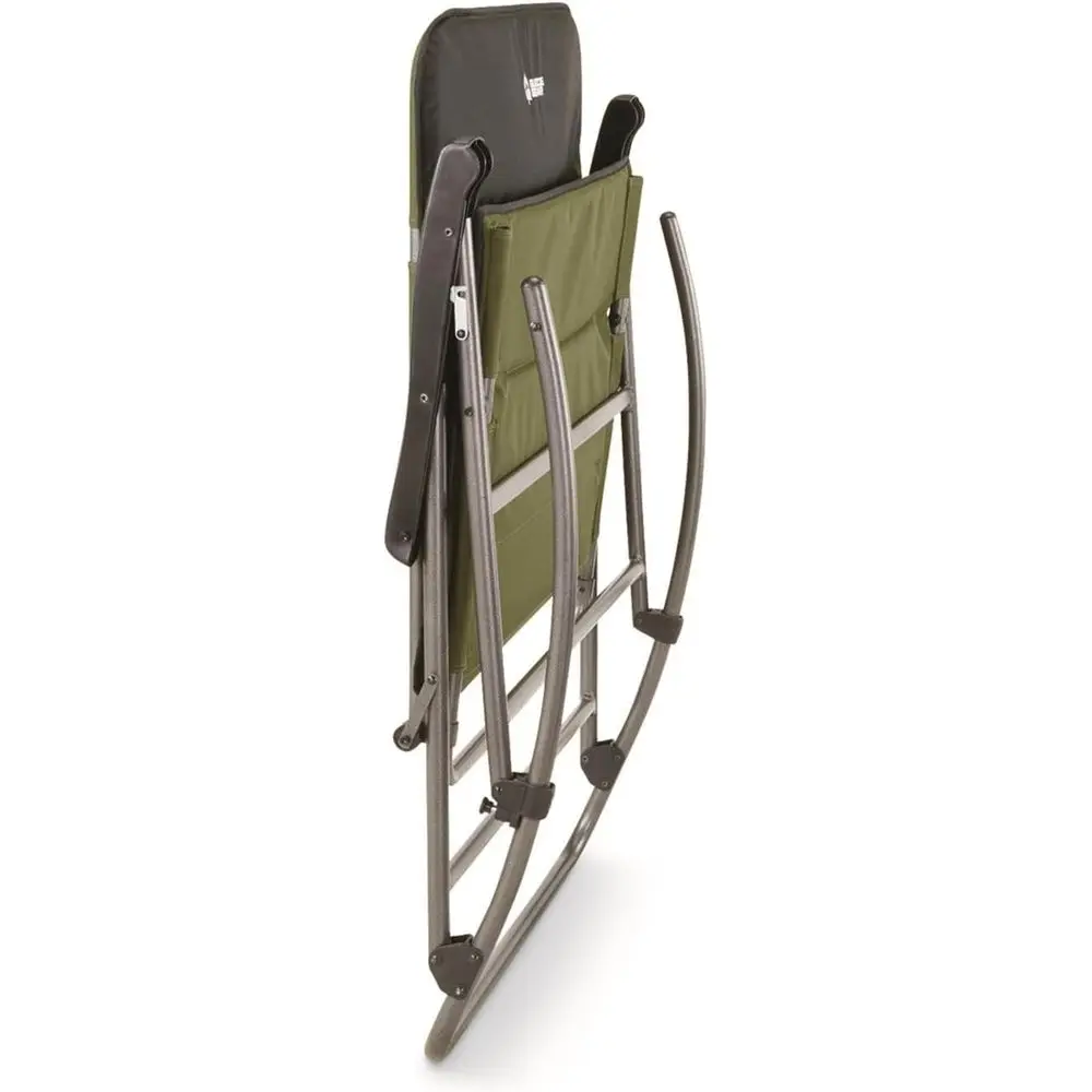Duże, przenośne krzesło bujane – Outdoor Camping Rocking Chair recenzja i cena