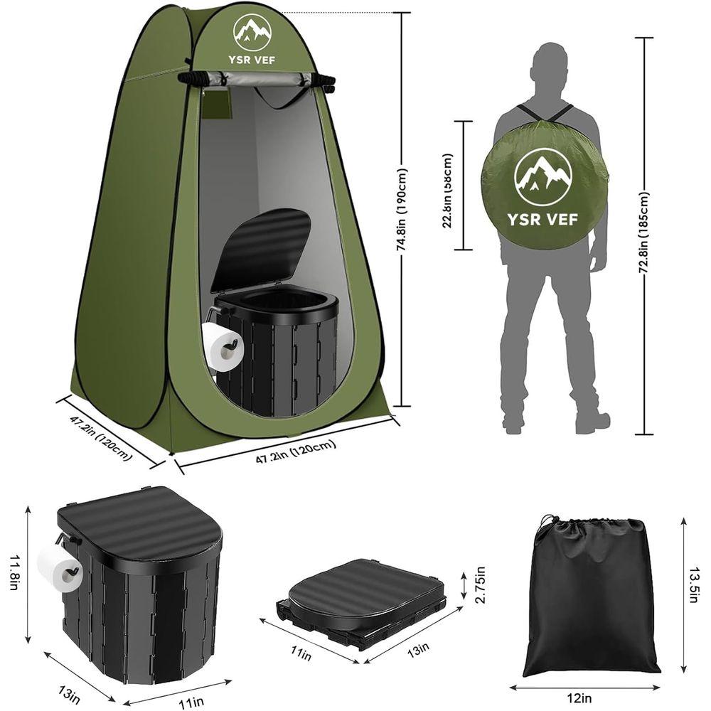 Przenośny Zestaw Toaletowy, To – Outdoor Camping Kit recenzja i cena