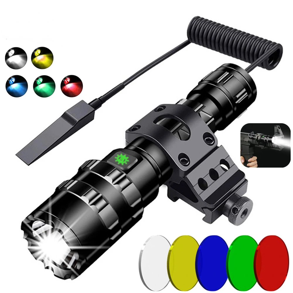 LED taktyczna latarka myśliwsk – Outdoor Camping Glamping Share recenzja i cena