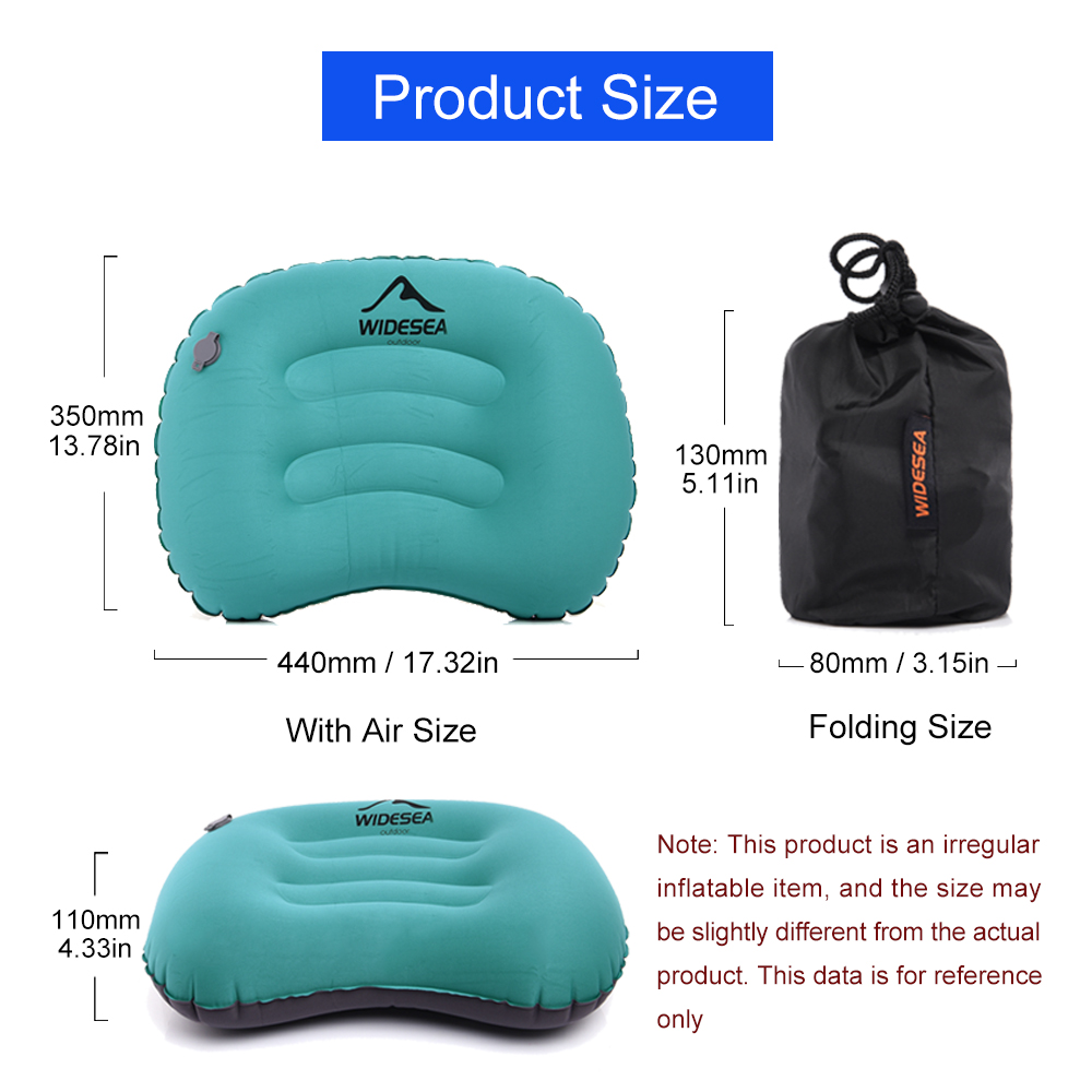 Widesea Przenośna nadmuchiwana – Camp Pillow Compressible recenzja i cena