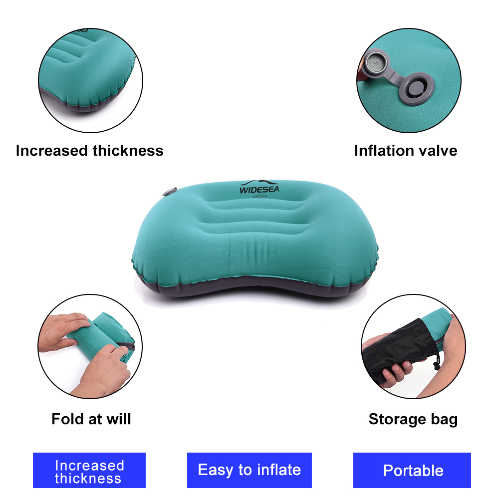 Widesea Przenośna nadmuchiwana – Camp Pillow Compressible recenzja i cena