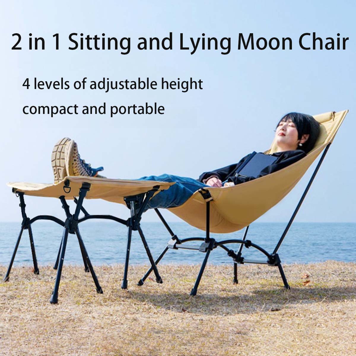 Wielofunkcyjne krzesło kemping – Outdoor Camping Rocking Chair recenzja i cena