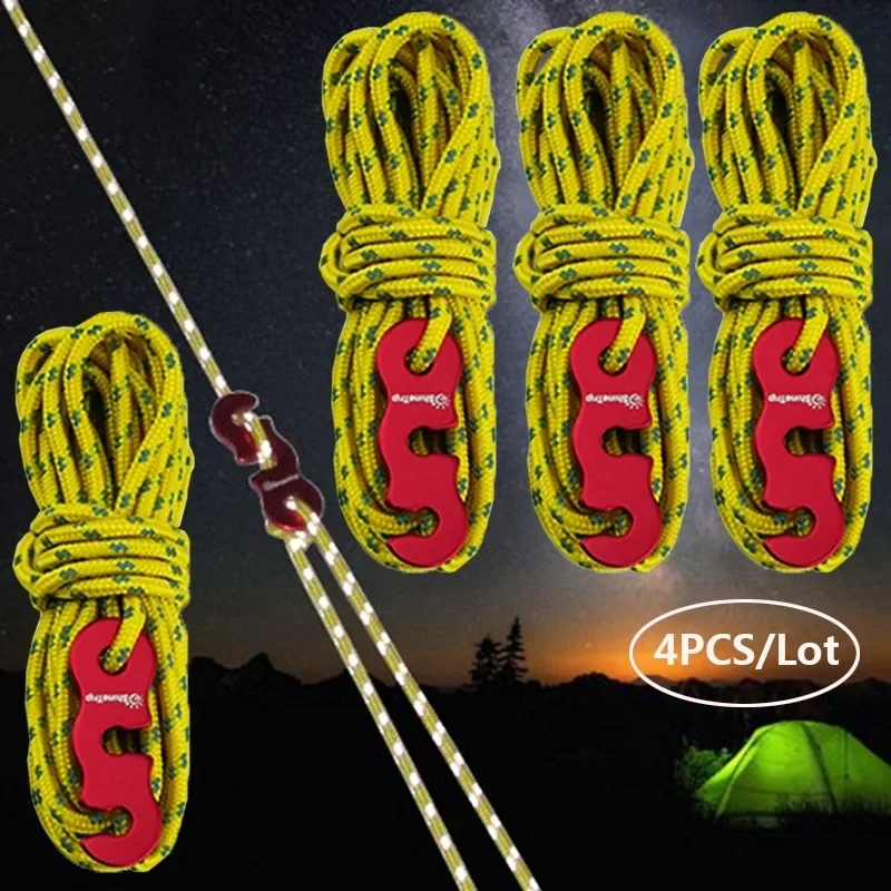 4 szt. Wytrzymałe linki do nam – Outdoor Camping House recenzja i cena