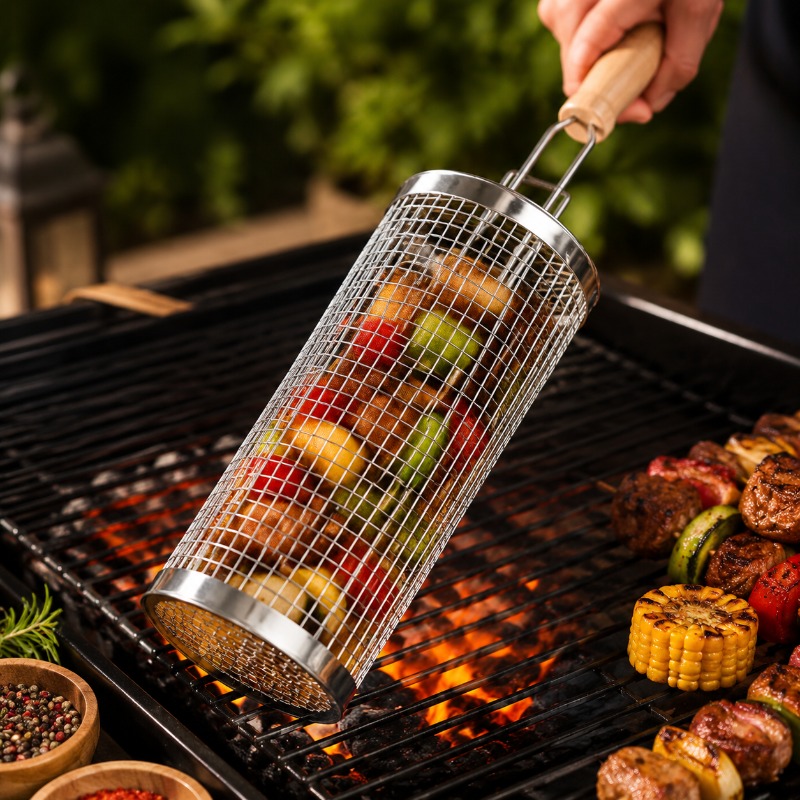 Zestaw okrągłych koszy do gril – Outdoor Camping Kit recenzja i cena