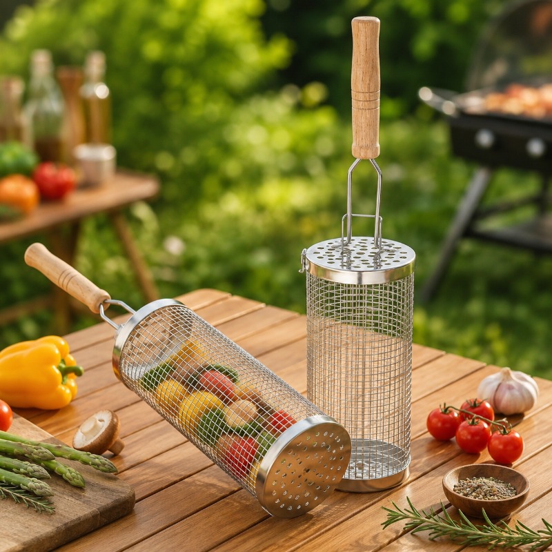Zestaw okrągłych koszy do gril – Outdoor Camping Kit recenzja i cena