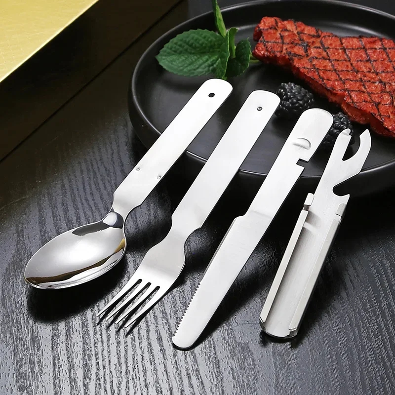 Zestaw zastawy stołowej ze sta – Outdoor Camping Knife recenzja i cena