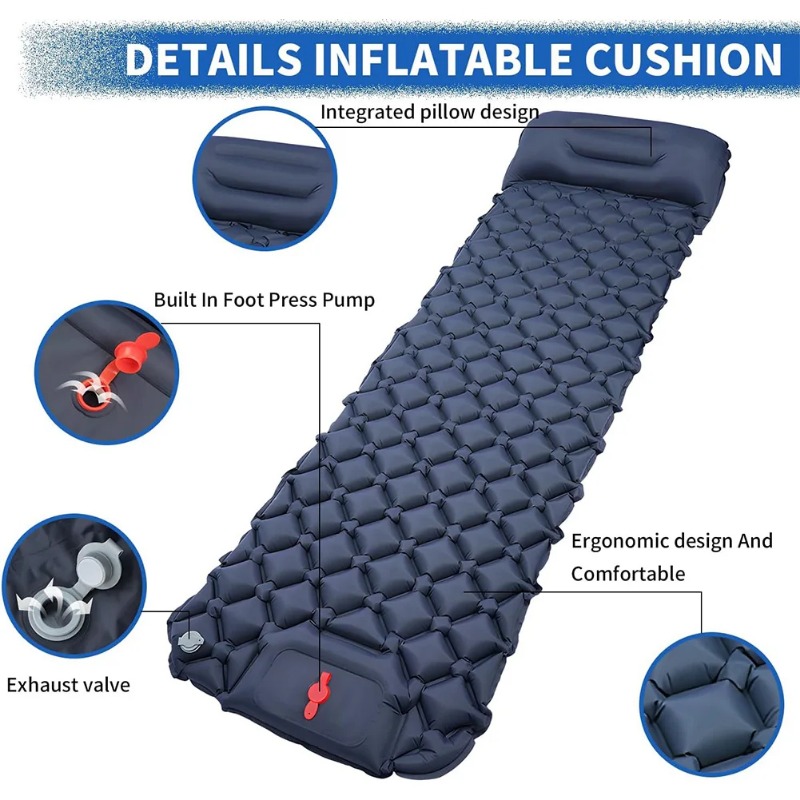 Nadmuchiwana mata do spania TP – Camp Pillow Compressible recenzja i cena