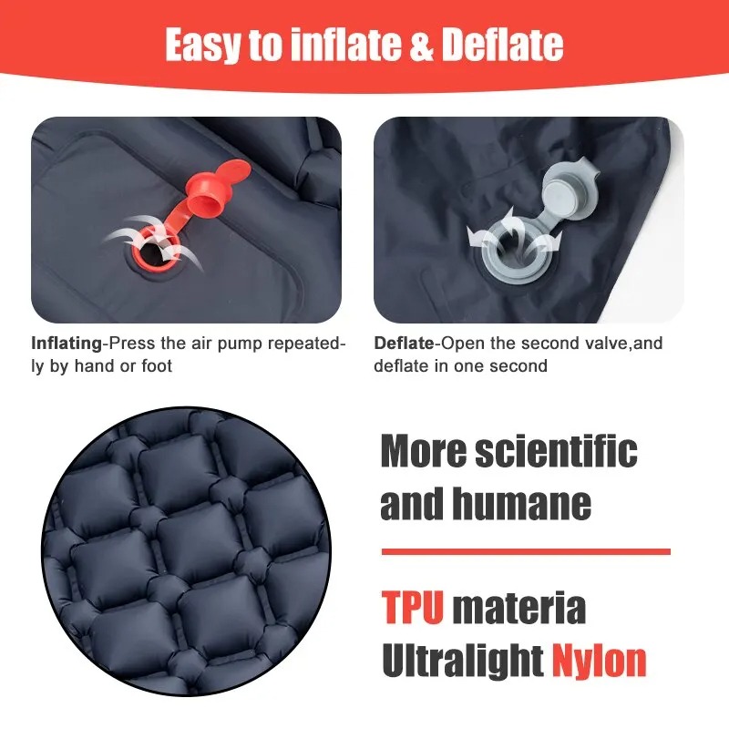Nadmuchiwana mata do spania TP – Camp Pillow Compressible recenzja i cena