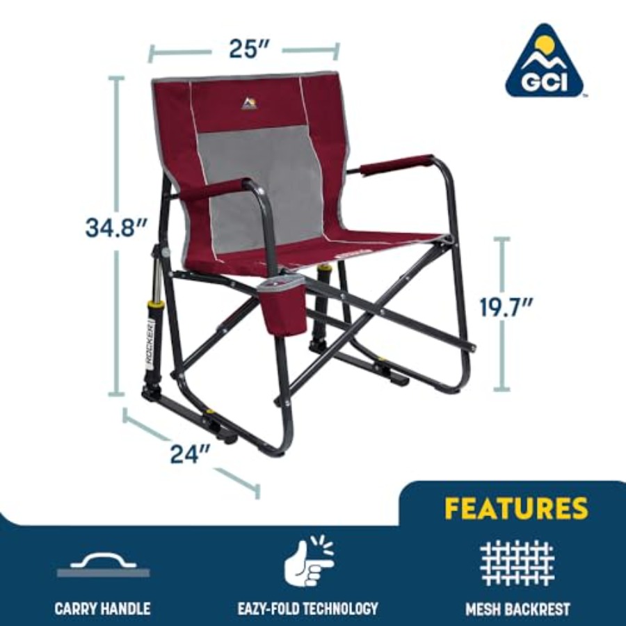Krzesło kempingowe Freestyle R – Outdoor Camping Rocking Chair recenzja i cena