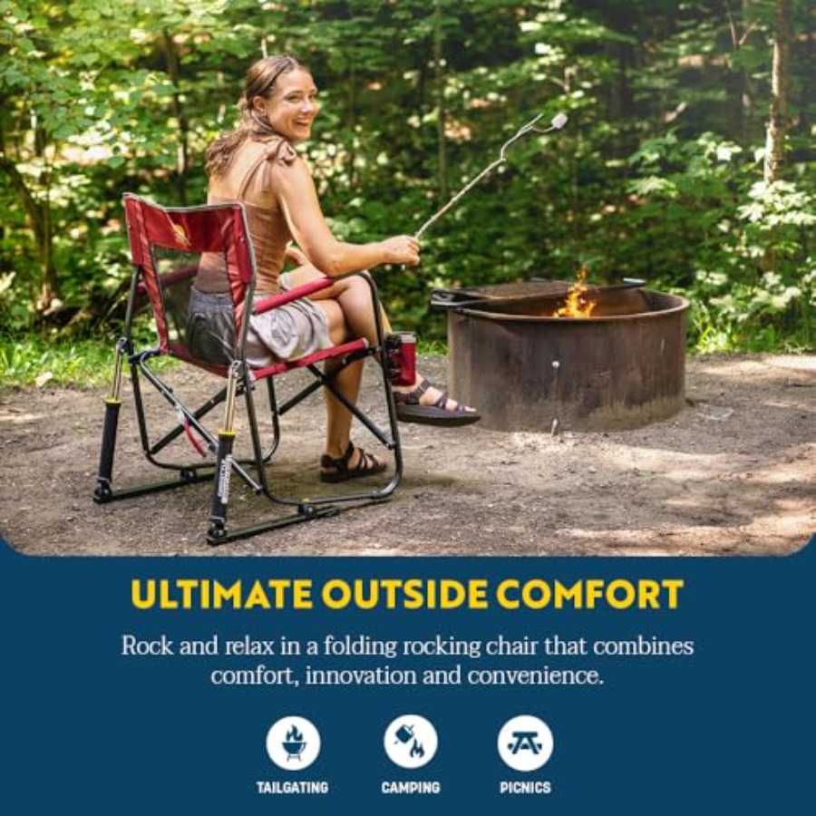Krzesło kempingowe Freestyle R – Outdoor Camping Rocking Chair recenzja i cena